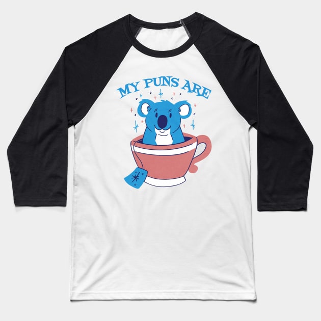 Koala animal in tea cup Baseball T-Shirt by Picasso_design1995